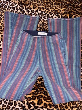 Vintage Rock&Roll striped bell bottoms